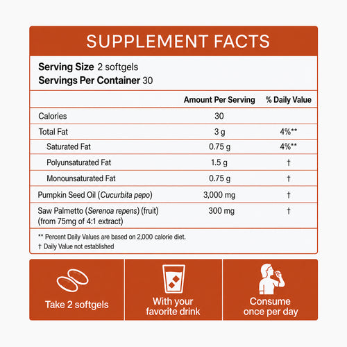Biovitic Pumpkin Seed Oil Softgels